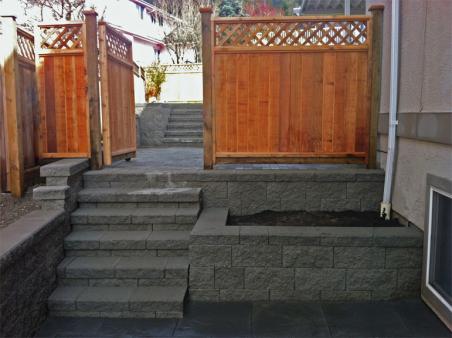 Residential Stairs & Retaining Wall