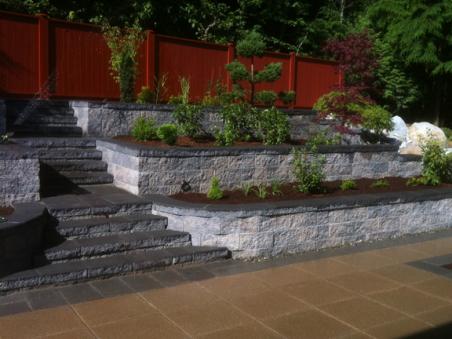 Valley Stone Steps & Terraced Wall