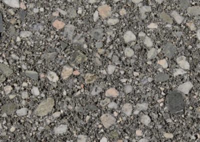 Charcoal groundface concrete block